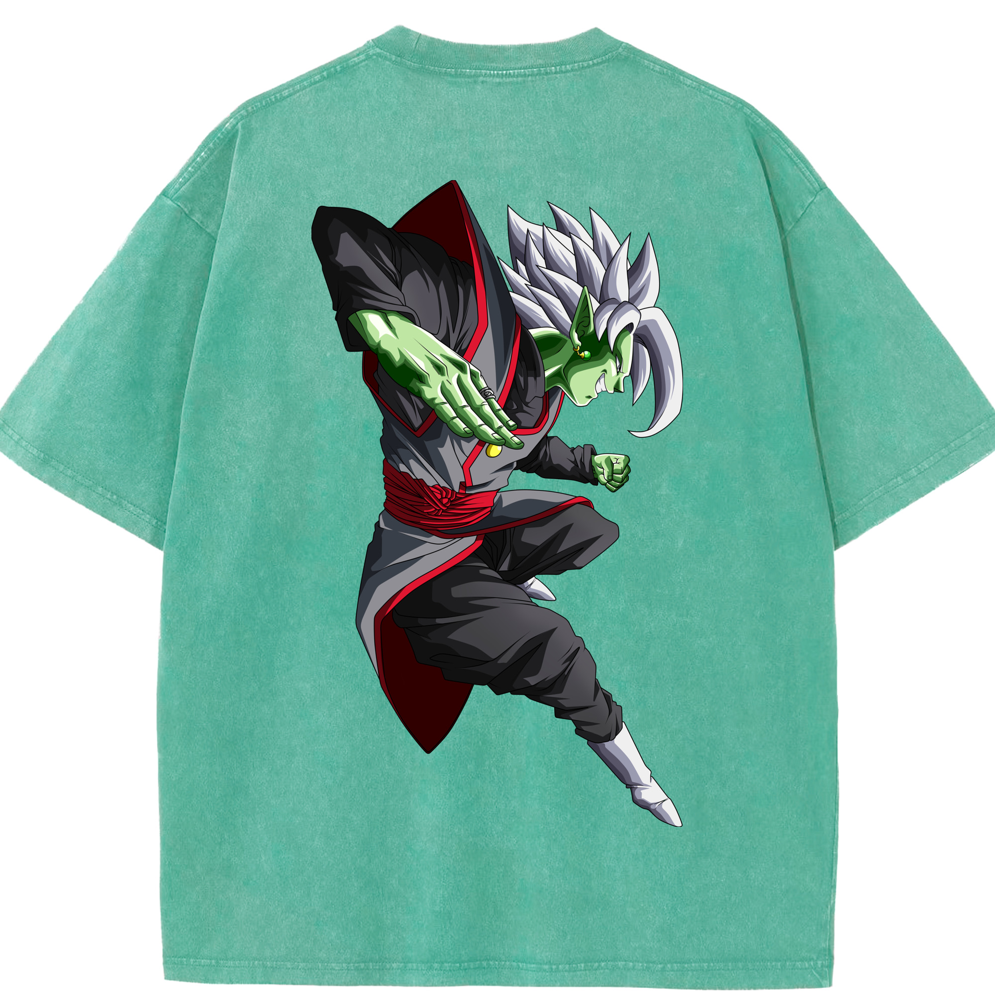 （画像用） ドラゴンボール ベジット DRAGON BALL Vegetto 綿100% ヴィンテージ風 半袖Tシャツ（背面プリント）